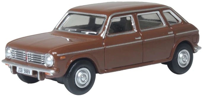 76MX005 Oxford Diecast Austin Maxi Russet Brown