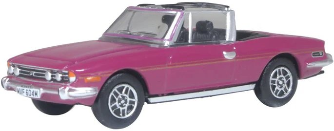 76TS005 Oxford Diecast Triumph Stag Magenta