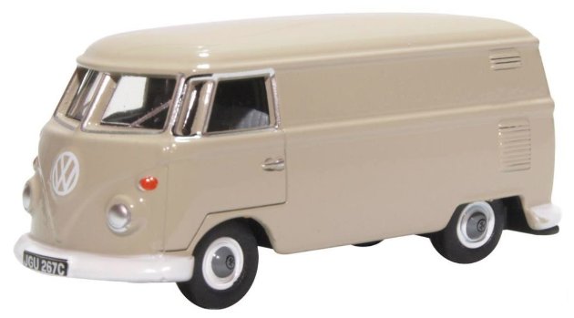 76VWS004 Oxford Diecast Volkswagen T1 Van Light Grey