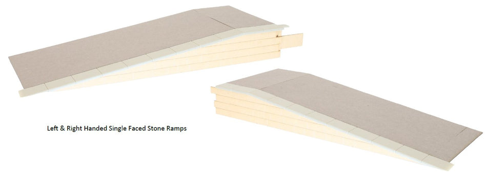 7B-000-005 Dapol Ramp Right Stone Facing Tarmac Top