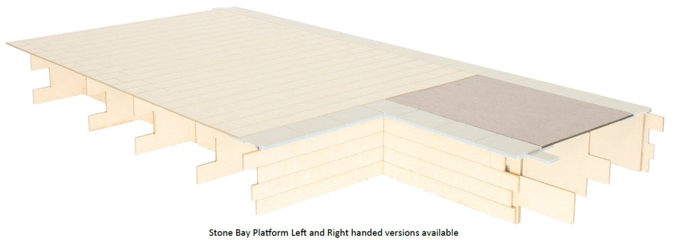 7B-000-011 Dapol Bay Left Platform Stone Facing Kit