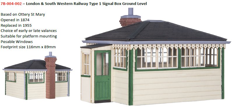 7B-004-002 Dapol Kitmaster Genesis LSWR Signal Box Kit