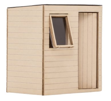 7B-006-001 Dapol Kitmaster Genesis Garden shed (4ft x 6ft)