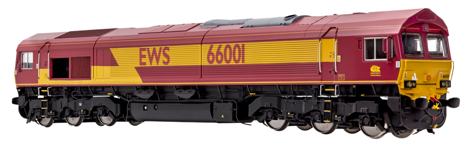 7D-066-001D Dapol Class 66 Diesel Locomotive number 66 001 - EWS