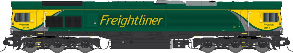7D-066-002DS Dapol Class 66 Diesel Loco - 66 504 - Freightliner