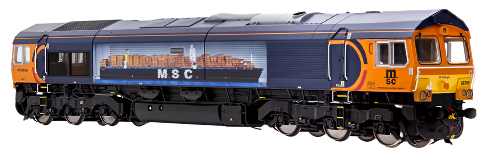 7D-066-003D Dapol Class 66 Diesel Loco 66 709 Sorrento GBRf