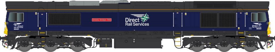 7D-066-004DS Dapol Class 66 Diesel Loco - 66 421 - DRS