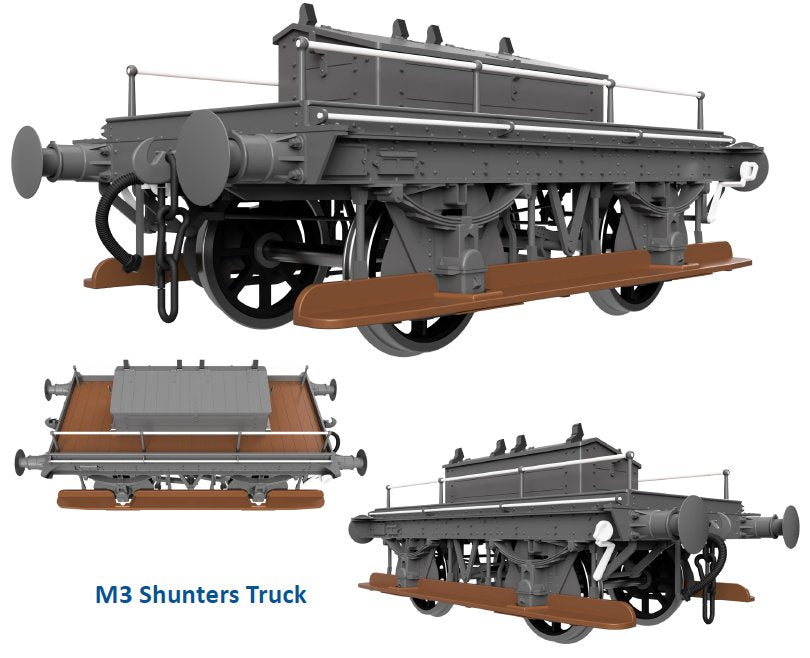 7F-074-003 Dapol M3 Shunters Truck Unnumbered & Unnamed