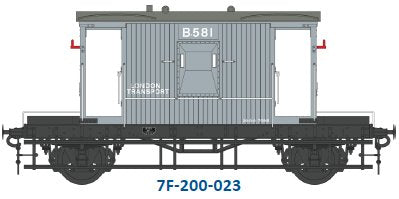7F-200-023 Dapol BR 20T Brake Van B581 London Transport