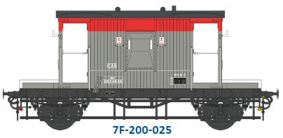 7F-200-025 Dapol BR 20T Brake Van B954686 Railfreight CAR