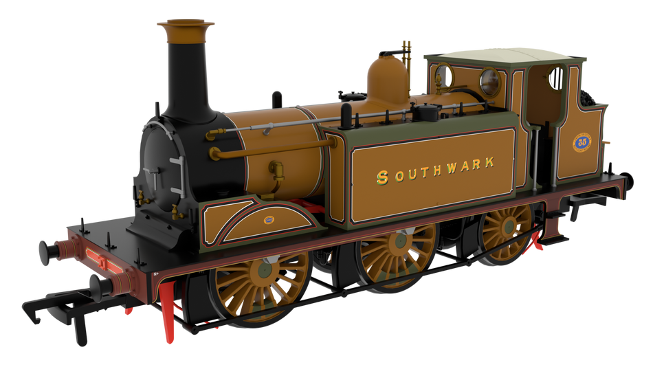 810001 Rapido LBSC D1 No.35 Southwark - LBSCR Improved Engine Green