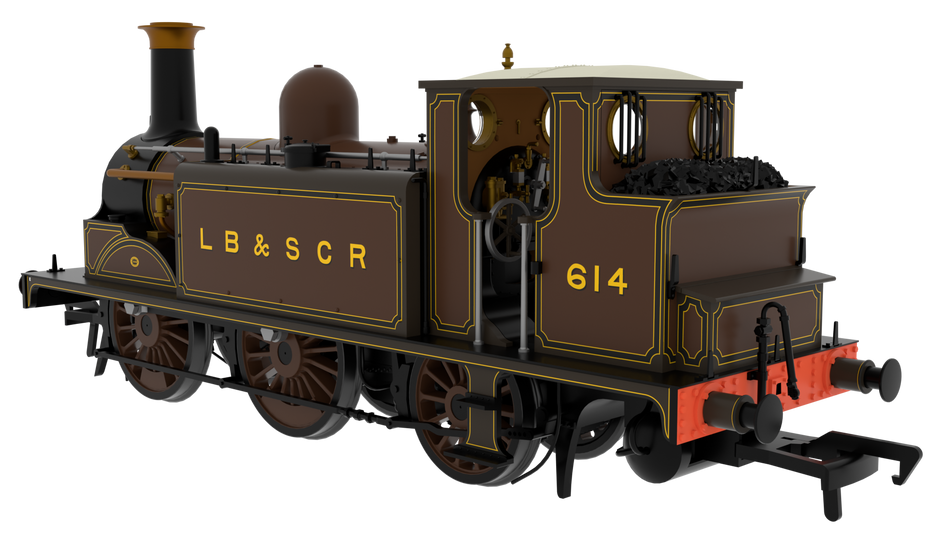 810005 Rapido LBSC D1 No.614 - LBSCR Marsh Umber