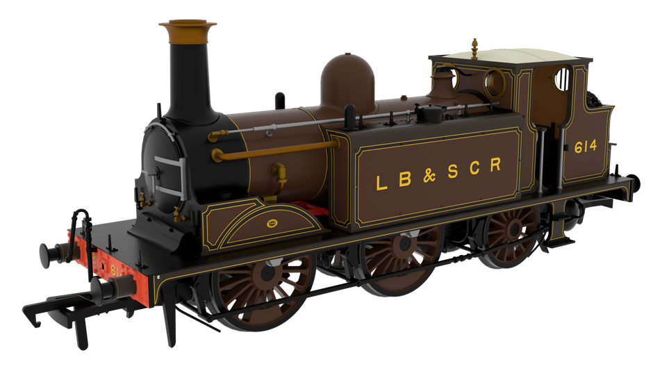810005 Rapido LBSC D1 No.614 - LBSCR Marsh Umber