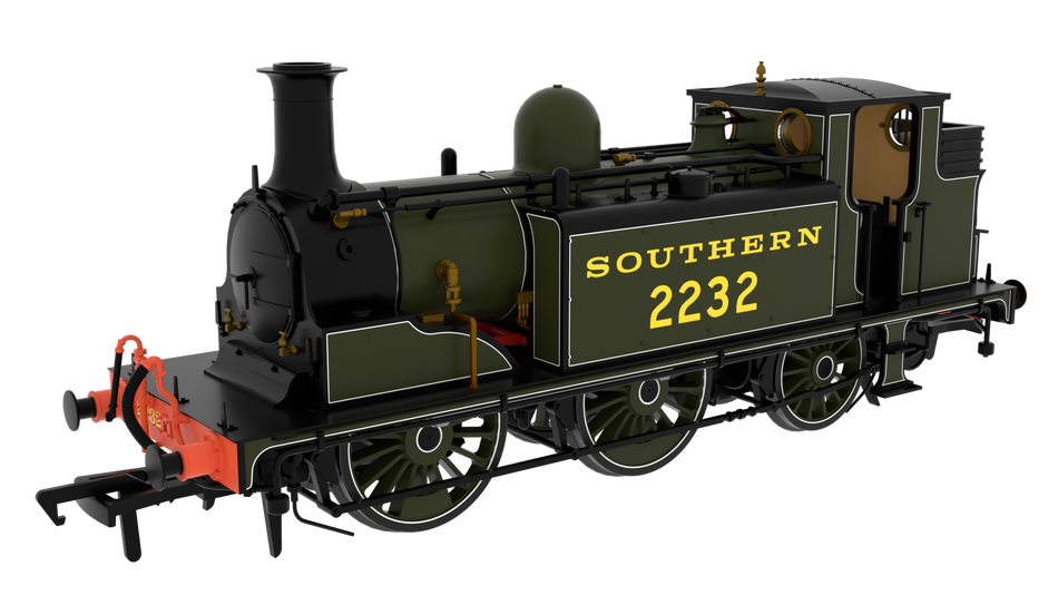 810010 Rapido LBSC D1 No.2232 - SR Lined Olive Green