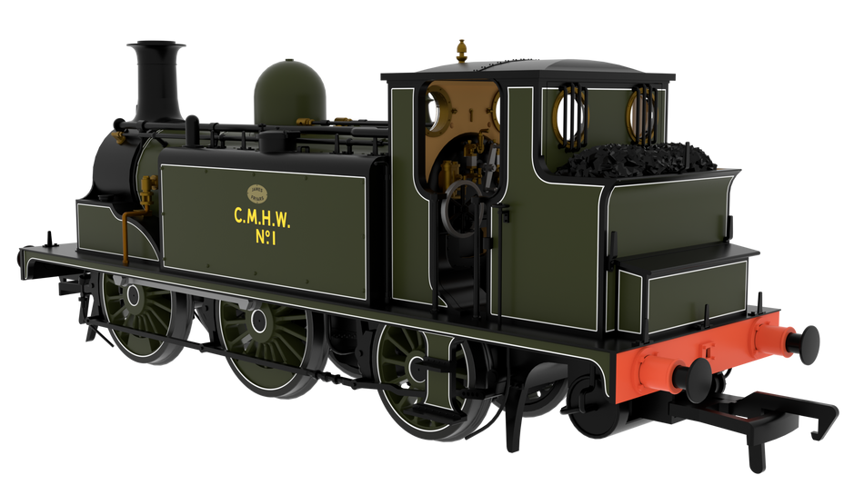 810013 Rapido LBSC D1 No.1 James Fryars - Whittingham Hospital Railway Lined Olive Green