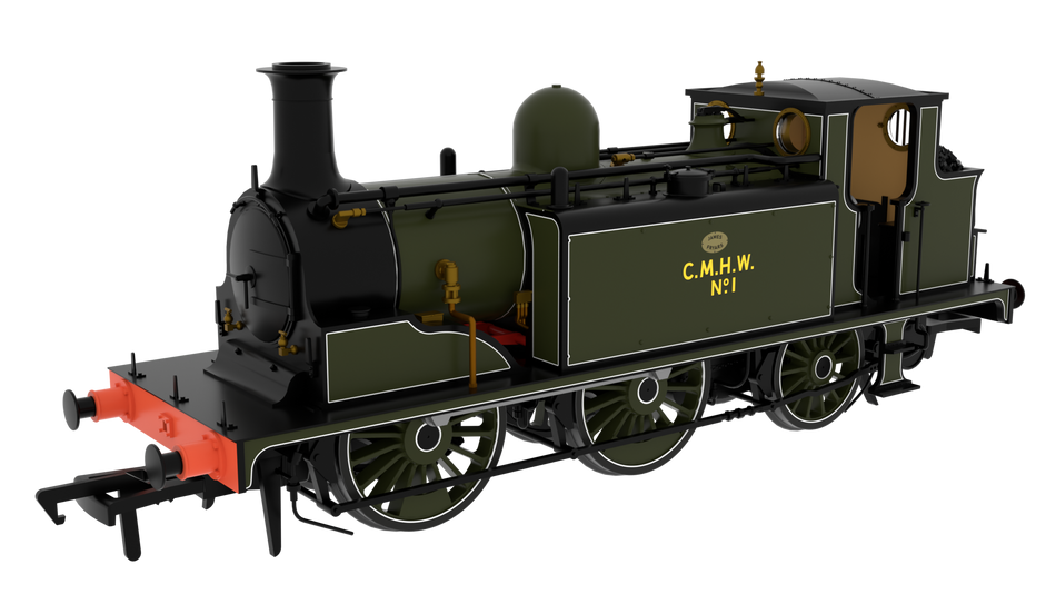810013 Rapido LBSC D1 No.1 James Fryars - Whittingham Hospital Railway Lined Olive Green