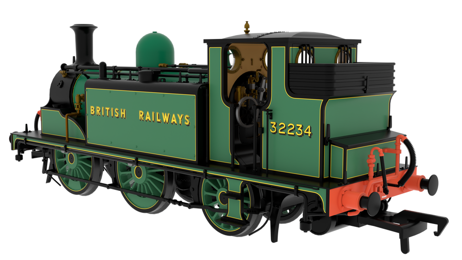 810014 Rapido LBSC D1 No.32234 - SR Malachite with British Railways lettering