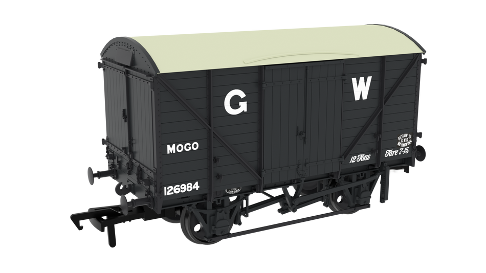 813301 Rapido Diagram G31 MOGO Van - No.126984 GWR Grey 16""