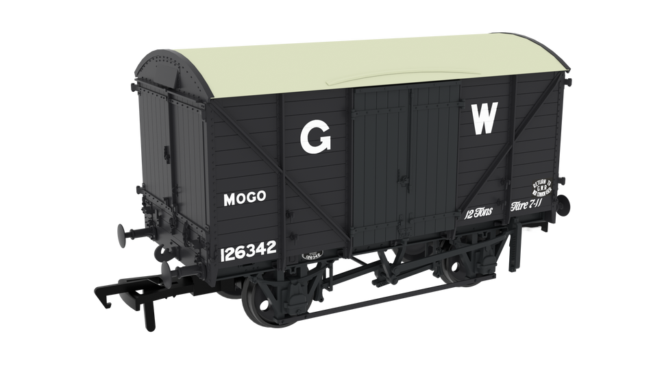 813303 Rapido Diagram G31 MOGO Van - No.126342 GWR Grey 16""