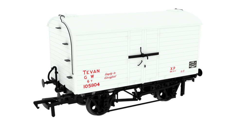 813907 Rapido Diagram V32 TEVAN - No.105804 GWR Post-36 White
