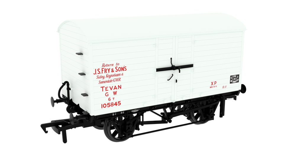 813908 Rapido Diagram V32 TEVAN - No.105845 GWR Post-36 White