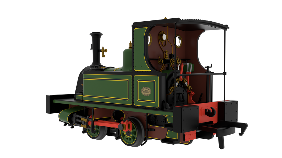 816001 Rapido 0-4-0 Peckett number 1631 - Peckett Lined Works Green