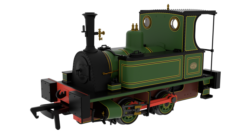 816501 Rapido 0-4-0 Peckett number 1631 - Peckett Lined Works Green