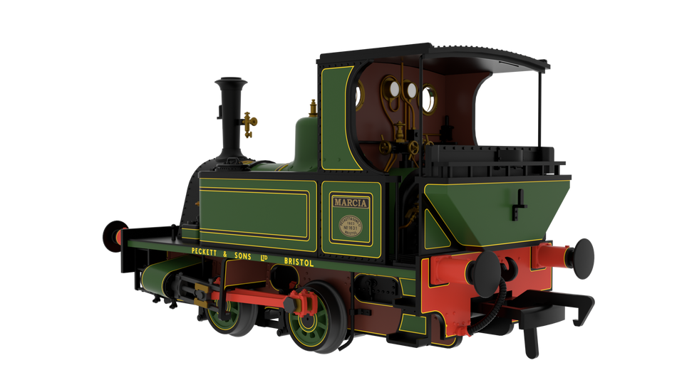 816005 Rapido 0-4-0 Peckett number 1631 Marcia Peckett Lined Works Green