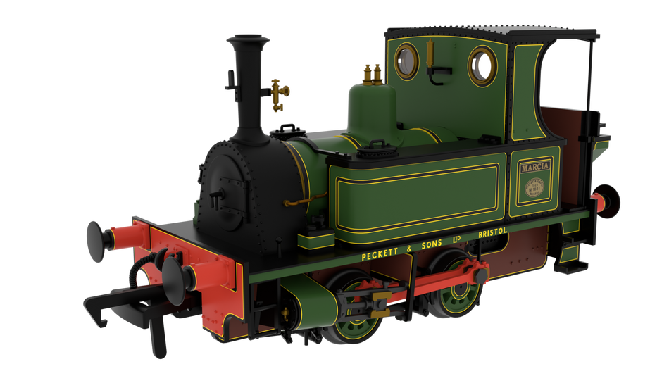 816005 Rapido 0-4-0 Peckett number 1631 Marcia Peckett Lined Works Green