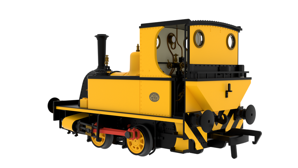 816507 Rapido 0-4-0 Peckett 1287 Class - Yellow with wasp stripes