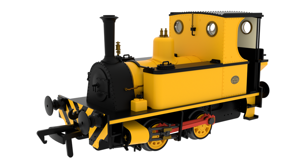 816507 Rapido 0-4-0 Peckett 1287 Class - Yellow with wasp stripes