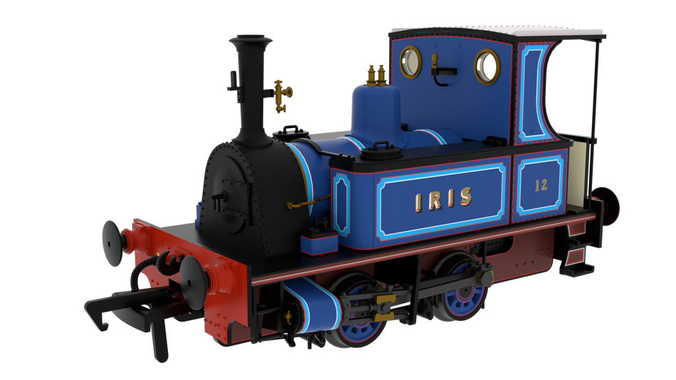 816008 Rapido 0-4-0 Peckett 1287 Class - Iris - Lined Blue