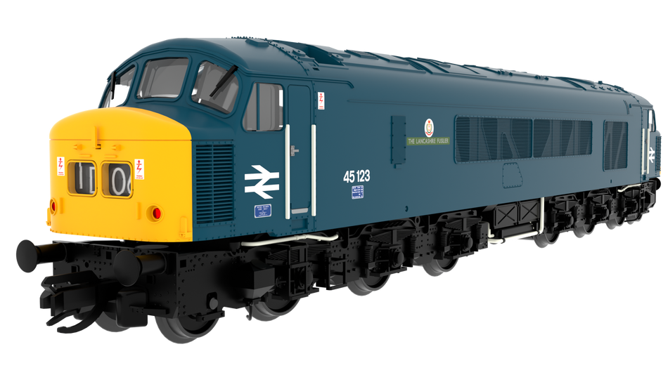 823104 Rapido Class 45 45123 The Lancashire Fusilier BR Blue Wit