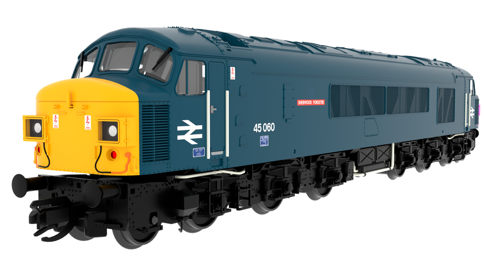 823106 Rapido Class 45 45060 Sherwood Forester BR Blue With Domi
