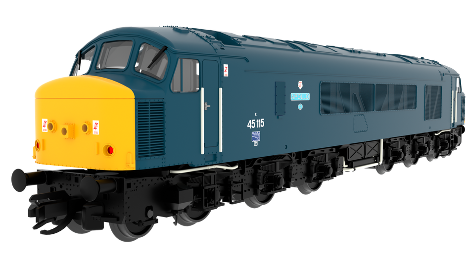 823608 Rapido Class 45 45115 Apollo BR Blue With Sealed Beam & H