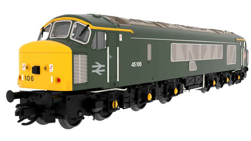 823109 Rapido Class 45 45106 Heritage BR Green With Sealed Beam