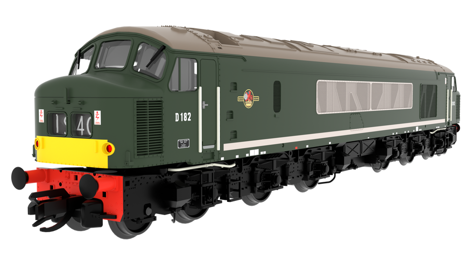 823202 Rapido Class 46 D182 BR Green With Small Yellow Panels