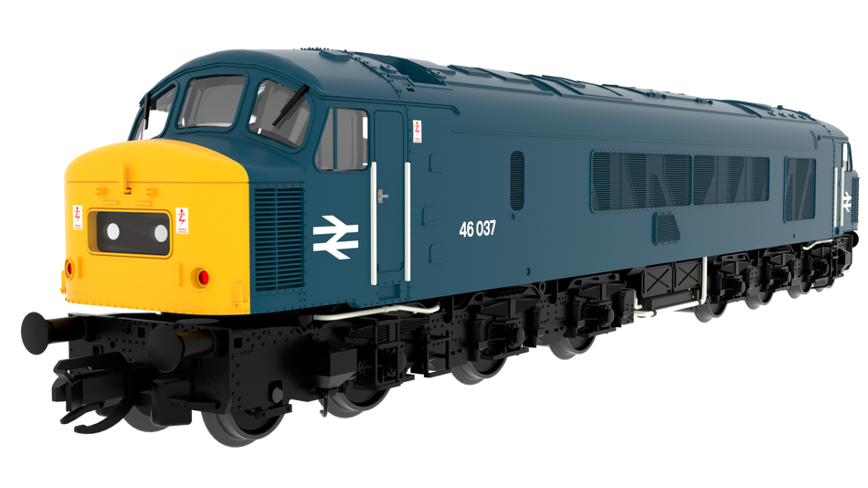 823704 Rapido Class 46 46037 BR Blue With Domino Headcodes