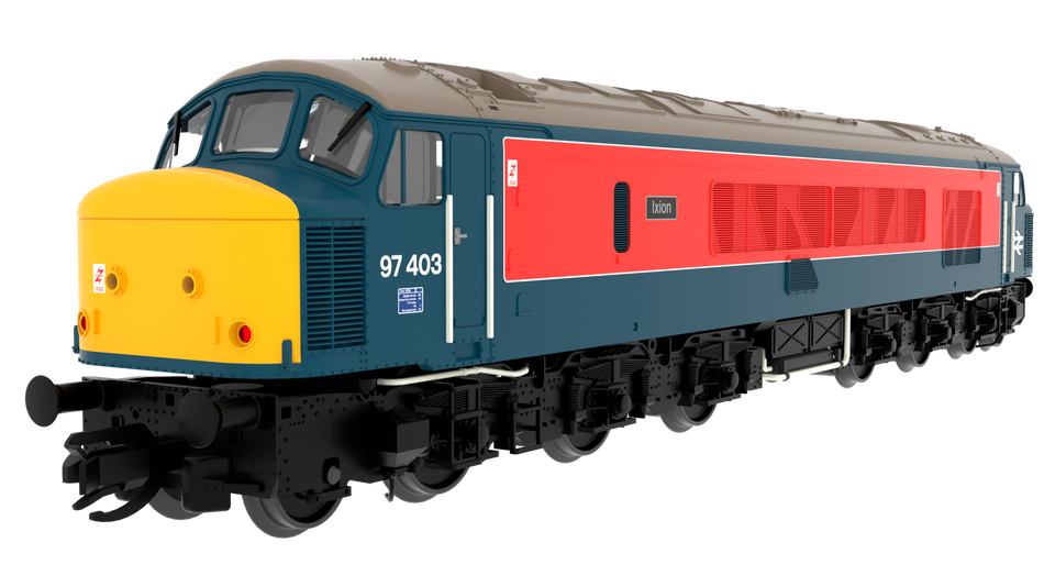 823206 Rapido Class 46 97403 Ixion RTC Blue/Red With Sealed Beam