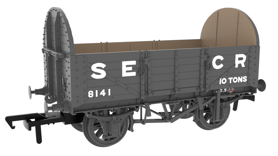 824012 Rapido SER/SECR 5-plank 10 ton open - SECR No. 8141