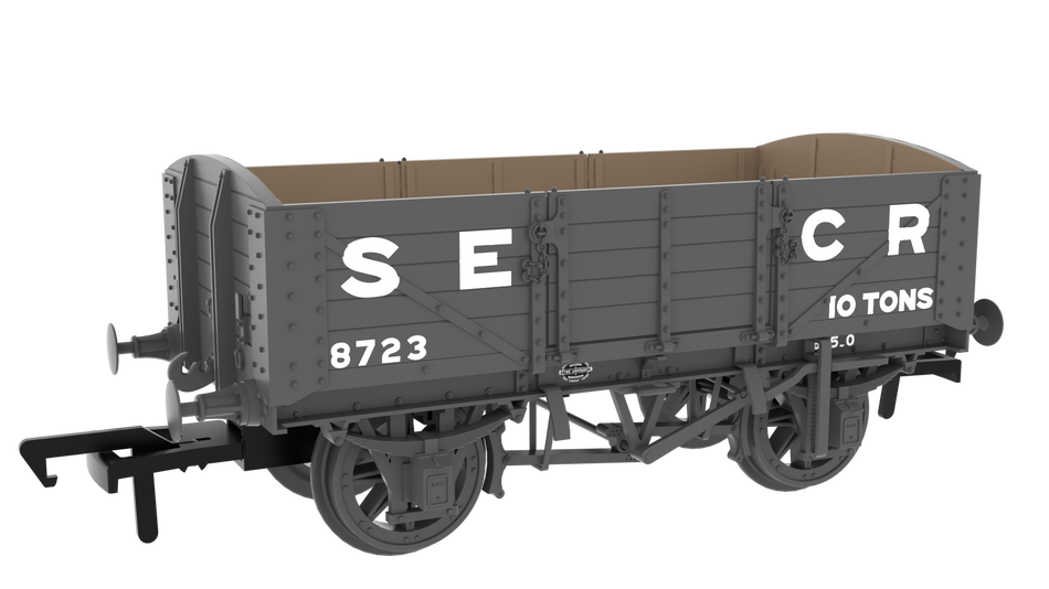824014 Rapido SER/SECR 5-plank 10 ton open - SECR No. 8723