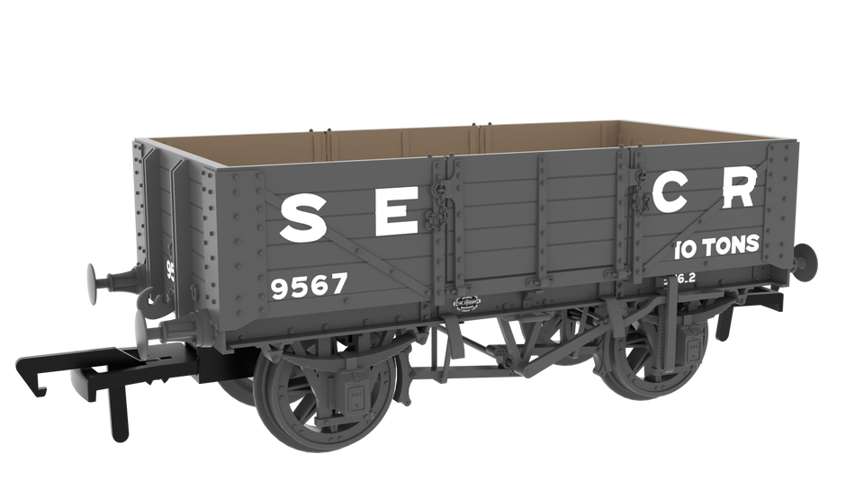 824015 Rapido SER/SECR 5-plank 10 ton open - SECR No. 9567