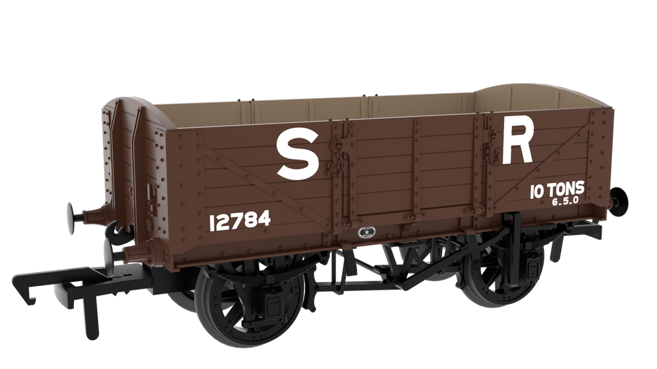 824019 Rapido SER/SECR 5-plank 10 ton open - SR Pre-36 No. 12784