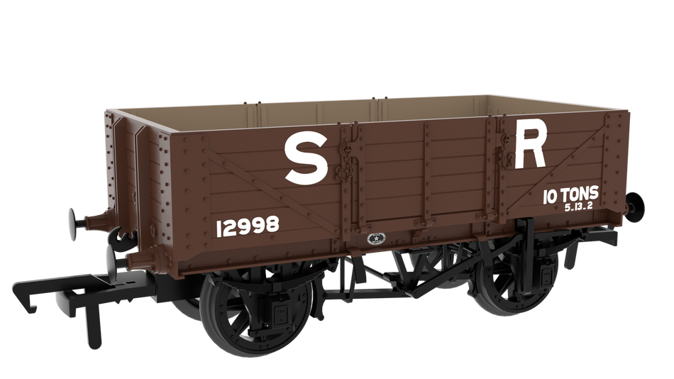 824022 Rapido SER/SECR 5-plank 10 ton open - SR Pre-36 No. 12998