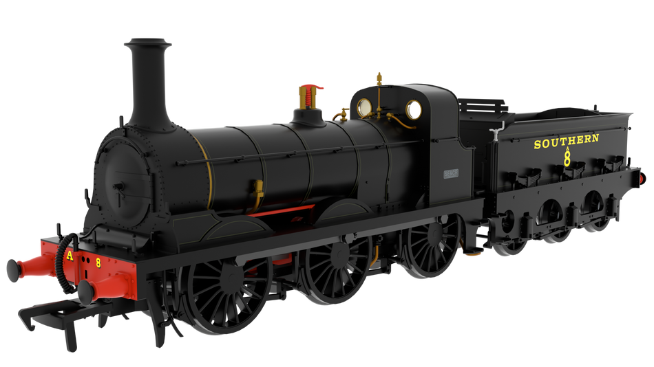 825008 Rapido SER O Class No.A8 SR Lined Black (Egyptian Letteri