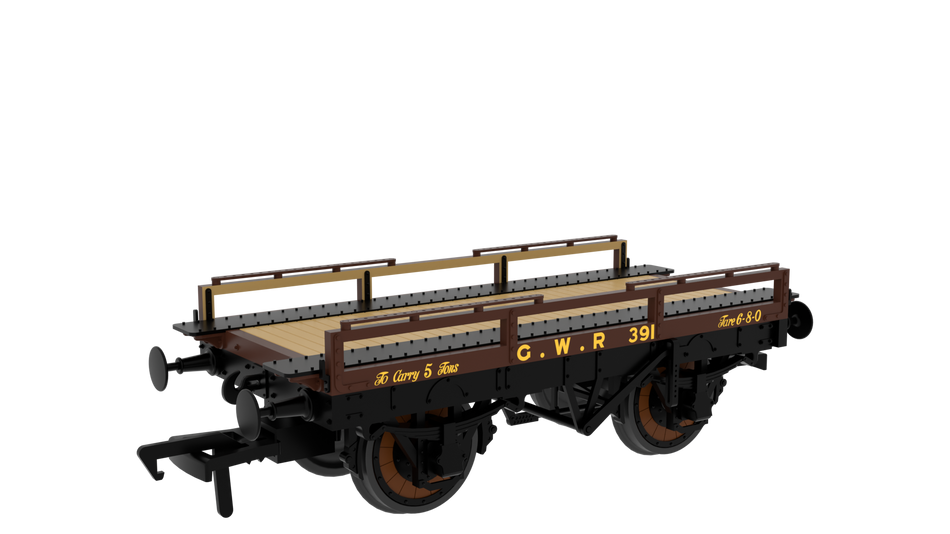 830004 Rapido GWR ‘Evolution’ Open Carriage Truck No.391