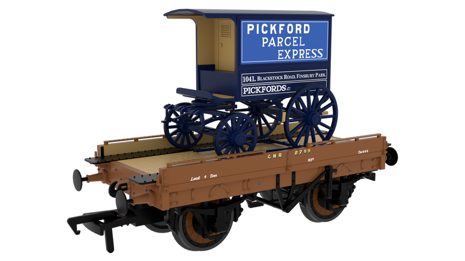 830006 Rapido GNR ‘Evolution Open Carriage Truck No.2799