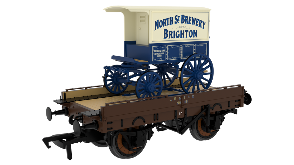 830008 Rapido LBSCR ‘Evolution’ Open Carriage Truck No.115
