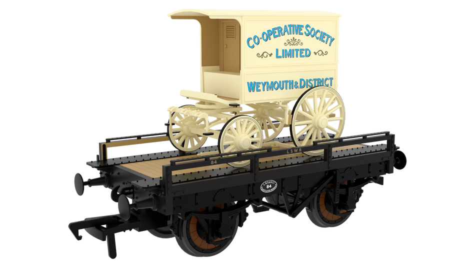 830009 Rapido LSWR ‘Evolution’ Open Carriage Truck No.84