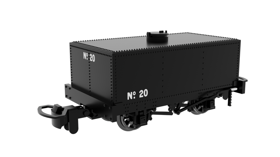 833101 Rapido 009 Rectangular Tank - Plain Black No. 20